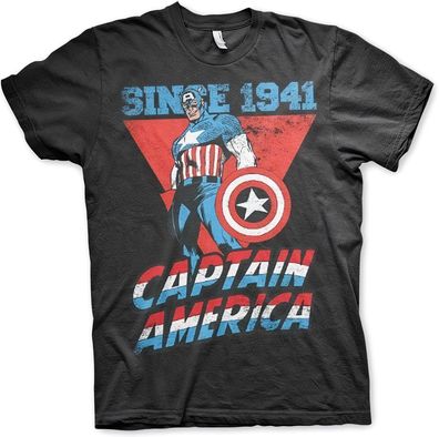 Captain America Since 1941 T-Shirt Black