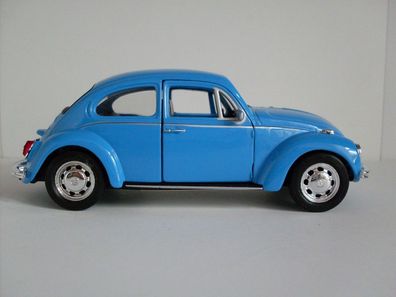 VW Käfer blau, Welly Auto Modell ca.1:35, Neu
