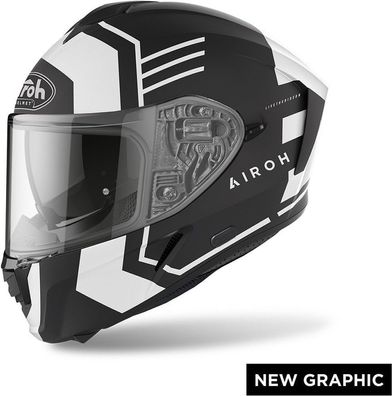 Airoh Motorrad Integralhelm Spark Thrill Matt Black