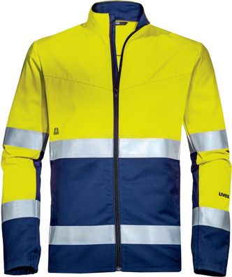 Uvex Arbeitsjacke Construction Gelb, Blau, Warngelb (88266)