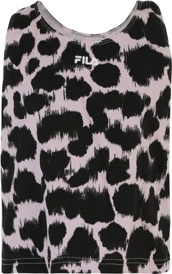 Fila Teens Mädchen Tank Top Bad Salzuflen Aop Cropped Tank Top Black Leo Ikat AOP