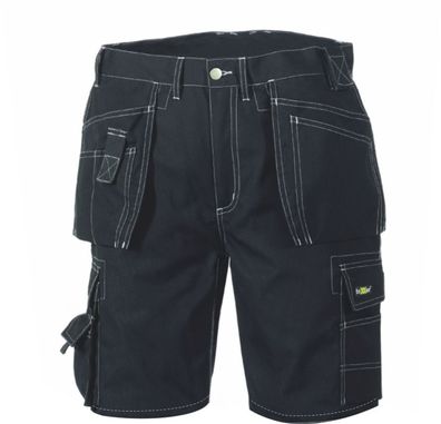 teXXor Canvas-Arbeitsshorts Bermuda Schwarz