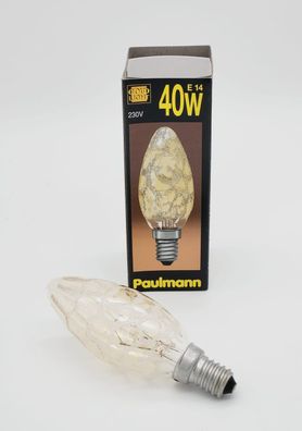 Paulmann 562.40 Kerze Krokoeis Gold 40W E14 goldkrokoeis