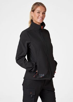 Helly Hansen Damen Jacke 74240 W Luna Softshell Jacket 990 Black