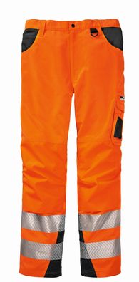 4PROTECT Warnschutz-Bundhose Tennessee Leuchtorange/Grau