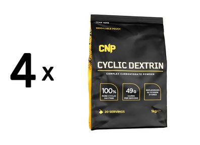 4 x CNP Cyclic Dextrin (1000g) Unflavoured