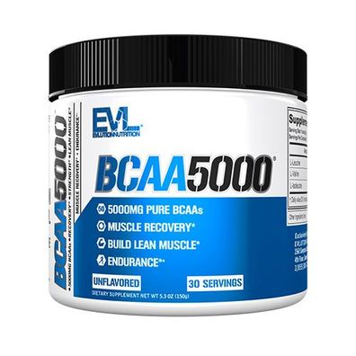 EVL Nutrition BCAA 5000 - Unflavored (30 serv)