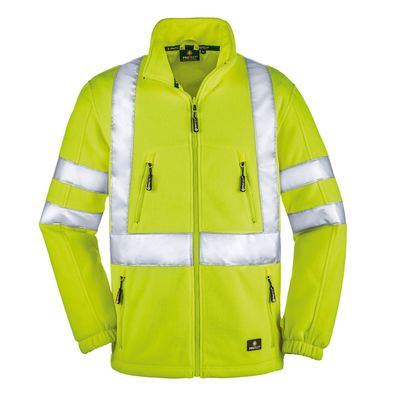 4PROTECT Warnschutz-Fleecejacke Seattle Leuchtgelb