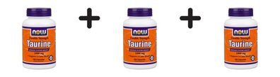 3 x Now Foods Taurine 1000mg (100)