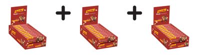 3 x Powerbar Ride Energy Bar (18x55g) Peanut Caramel