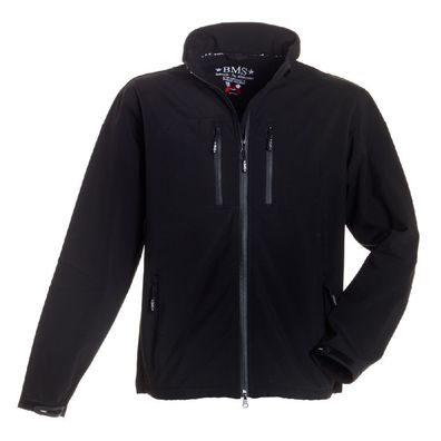 BMS Mens Softshell Jacke Schwarz