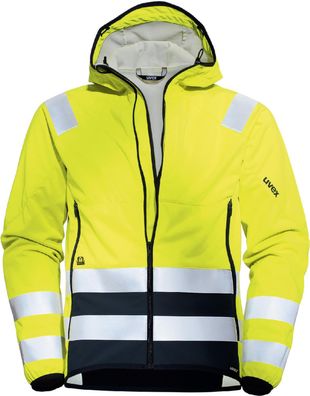 Uvex Softshelljacke Protection Flash Gelb, Grau, Warngelb (89382)