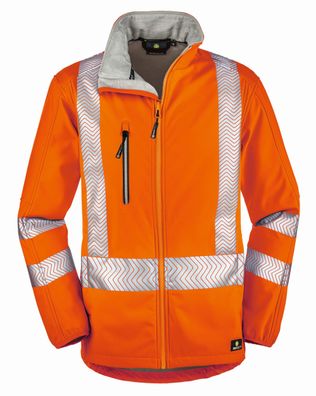 4PROTECT Warnschutz-Softshell-Jacke Tyler Leuchtorange