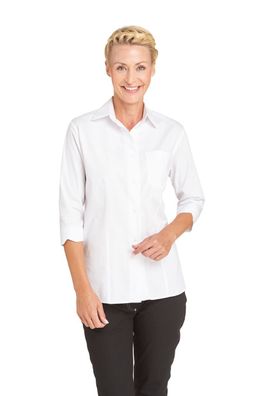 Leiber Damen Bluse mit 3/4 Ärmel 08/216/01 Weiß