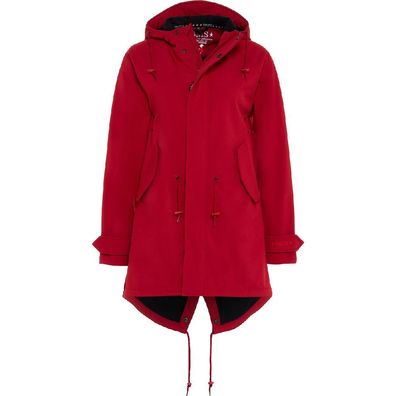 BMS Hafencity Coat Softshell Pro Rot/Marine