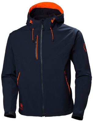 Helly Hansen Jacke 74140 Chelsea Evo Hooded Softshell Jacket 590 Navy