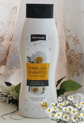 1000ml Soft & Gentle Shampoo Kamille sanft schäumend mild PH Haut neutral Vegan