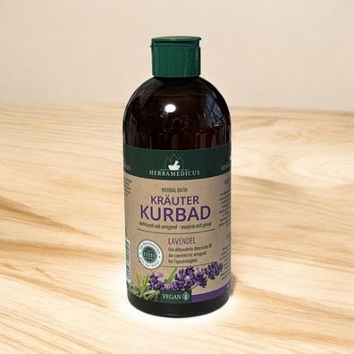 Herbamedicus Kräuterbad 500ml Kräuter Kurbad Lavendel