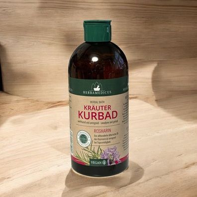 Herbamedicus Kräuterbad 500ml Kräuter Kurbad Rosmarin