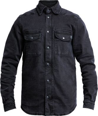 John Doe Motorrad Hemd Motoshirt Denim Black