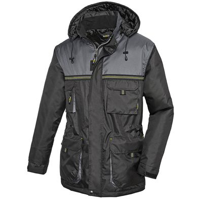 teXXor Wetterschutz-Winterjacke Ystad Schwarz/Grau