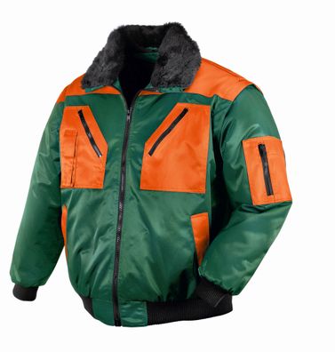 teXXor Piloten-Jacke Oslo Grün/Orange