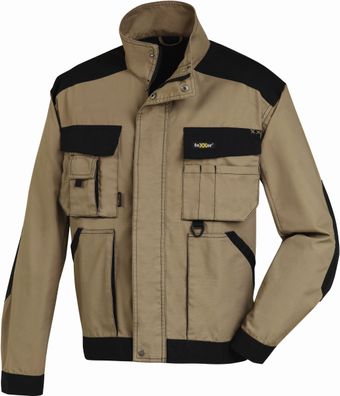 teXXor Canvas-Bundjacke Antigua Khaki/Schwarz