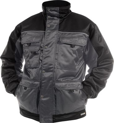 Dassy Zweifarbige Beaver Winterjacke Tignes PESCO17 Zementgrau/Schwarz