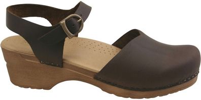 Sanita Damen Sandale Original-Sansi Sandal Antique Brown