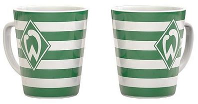 SV Werder Bremen Tasse Streifen Fussball