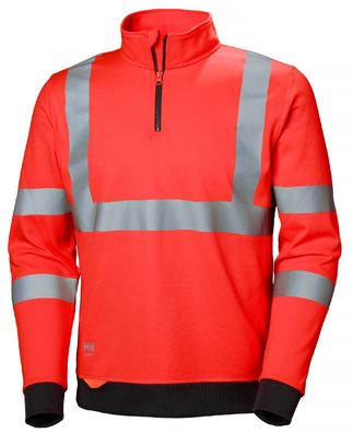 Helly Hansen Hoodie / Sweatshirt 79096 Addvis Half Zip Sweatershirt 160 Red