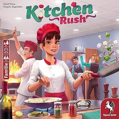 Pegasus Spiele 51223G - Kitchen Rush, 2-4 Spieler