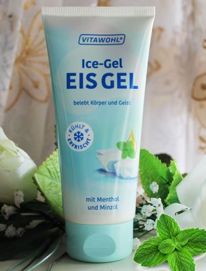 100ml Vitawohl Eis Gel Eisgel Ice Menthol Minzöl Kühlgel kühlt erfrischt