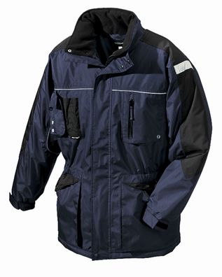 teXXor Wetterschutz-Winterparka Aalborg Marine/Schwarz