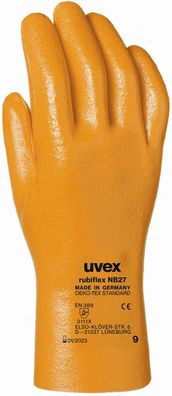 Uvex Schutzhandschuhe Rubiflex Nb27 89636 (89636) 10 Paar