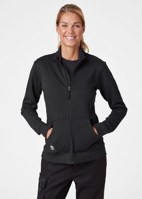 Helly Hansen Female Hoodie / Sweatshirt 79213 W Manchester Zip Sweater 990 Black