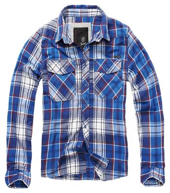 Brandit Hemd Checkshirt in Navy