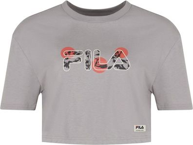 Fila Damen Kurzarmshirt Bernay Cropped Tee Gull