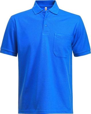 Fristads Poloshirt Kurzarm Acode Poloshirt 1721 PIQ Royalblau