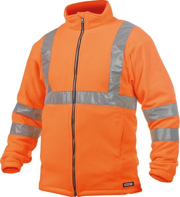 Dassy Warnschutz Fleecejacke Kaluga PES12 Neonorange