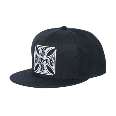 WCC West Coast Choppers Cap Snapback Cross Flatbill Black