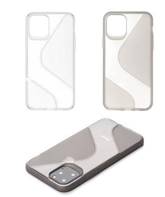 cofi1453® S-Line Hülle Bumper kompatibel mit Silikonhülle Stoßfest Handyhülle TPU
