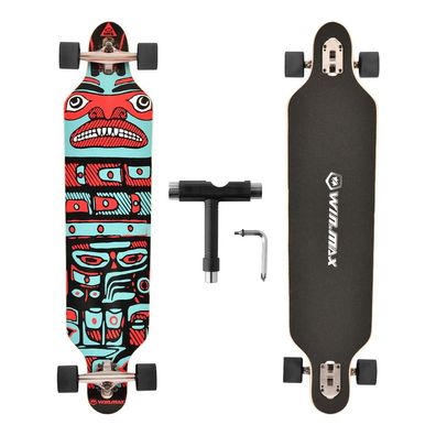 Skateboard mit Originaldesign Cruiser-Longboard