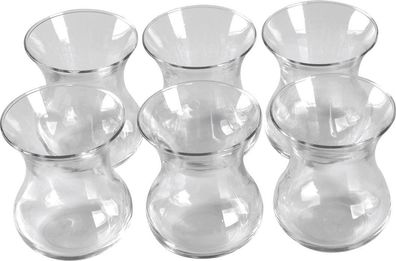 Pasabahce Teeglas Set 6 Teilig 42471 Glas 6 Personen Spülmaschinengeeignet Teegläs