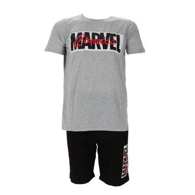 Marvel Pyjama für Herren mit kurzen Ärmeln und Shorts Shortama Schlafanzug