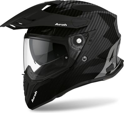 Airoh Klapphelm Commander Carbon Full Carbon Gloss