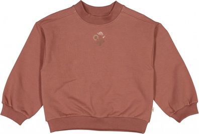 Wheat Kinder Pullover Sweatshirt Eliza Embroidery Vintage Rose