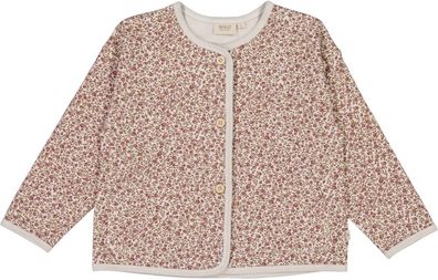 Wheat Kinder Sweatshirt Sweat Cardigan Milla Morning Dove Flowers