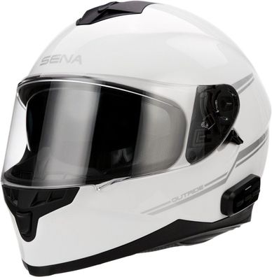 Sena Motorrad Integralhelm Outride Weiß