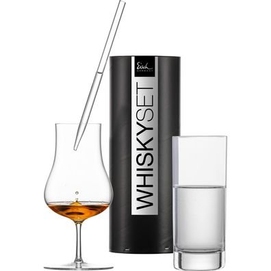 Eisch Malt Whiskyglas Unity Sensisplus Geschenkset mit Wasserbecher & Pipette 900/4